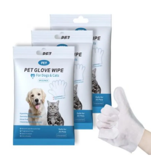 Pet Cleaning Gloves & Wipes — Gentle Daily Hygiene for Dogs & Cats