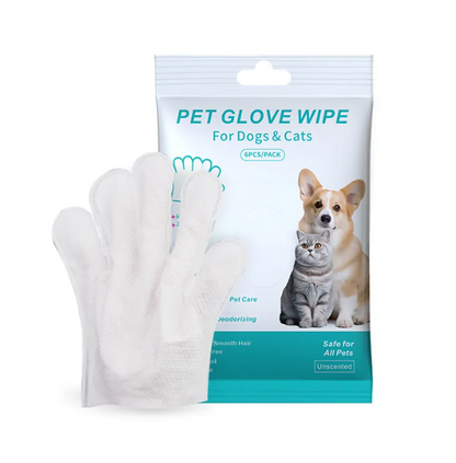 Pet Cleaning Gloves & Wipes — Gentle Daily Hygiene for Dogs & Cats