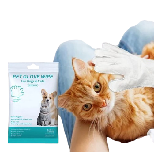 Pet Cleaning Gloves & Wipes — Gentle Daily Hygiene for Dogs & Cats